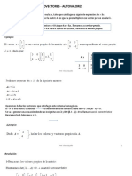 Autovectores Autovalores