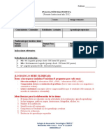 Formato Evaluación Diagnostica 2021