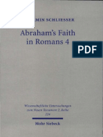 Benjamin Schliesser, Abrahams Faith in Romans 4