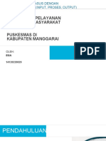 Efektivitas Pelayanan Kesehatan Masyarakat Oleh Puskesmas Di Kabupaten Manggarai