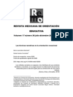 Las Técnicas Narrativas en La Orientación Vocacional