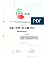 TALLER DE CIERRE