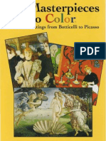 Art Masterpieces to Color 60 Great Paintings