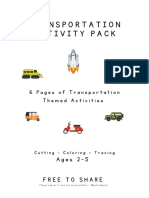 Transportation Activity Pack