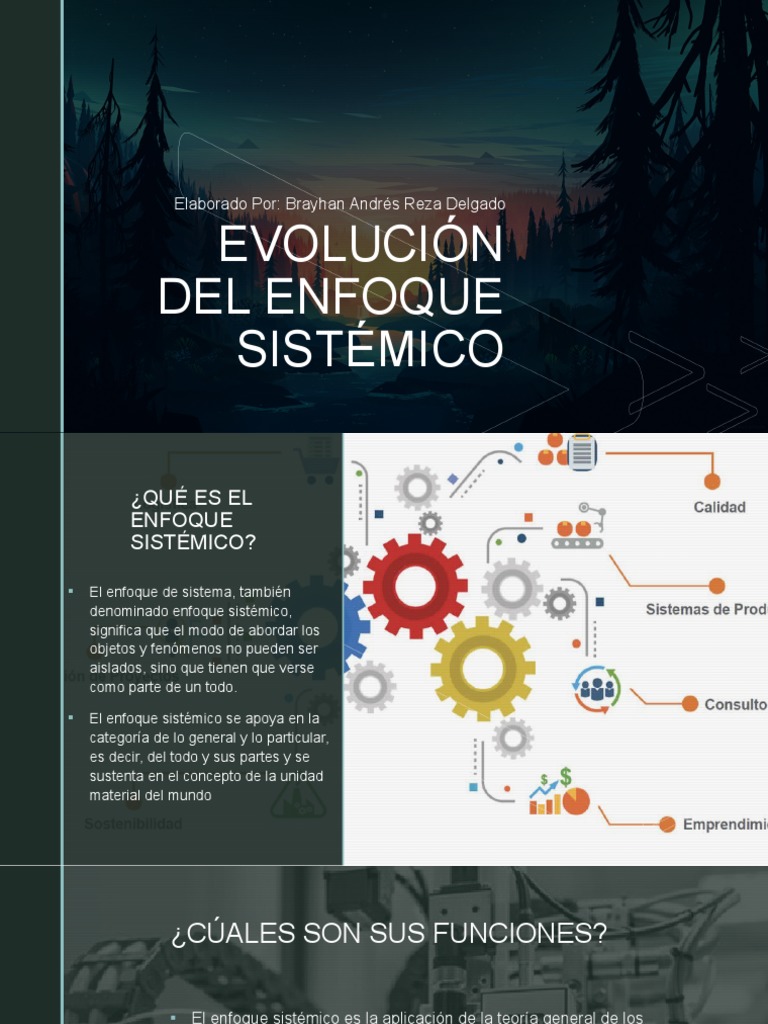 Evolución Del Enfoque Sistémico | PDF | Teoría de sistemas | Teoría