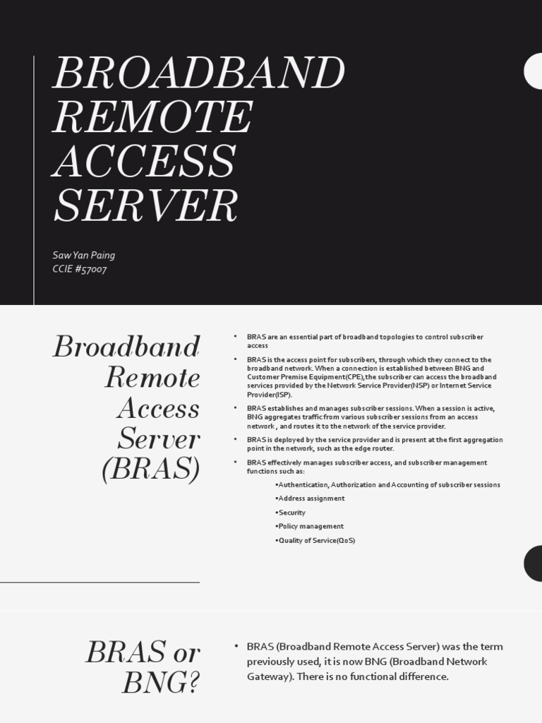 20T205 Bras PDF Radius Computer Network
