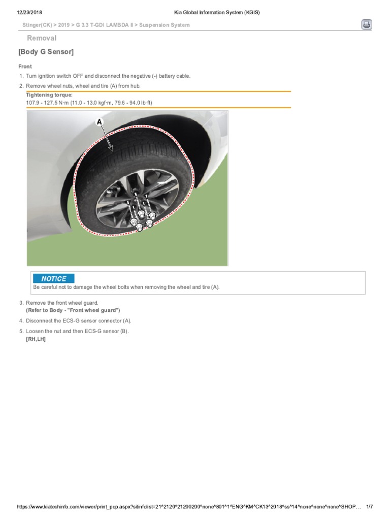 ECS G Sensor Repair Procedures PDF