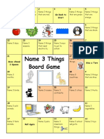 Board Game Name 3 Things Easy Fun Activities Games - 987 1