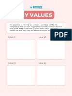 Monthly Goals Planning Template