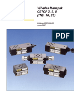 Válvulas Manapak CETOP 3, 5, 8 (TN6, 10, 25) : Hydraulics