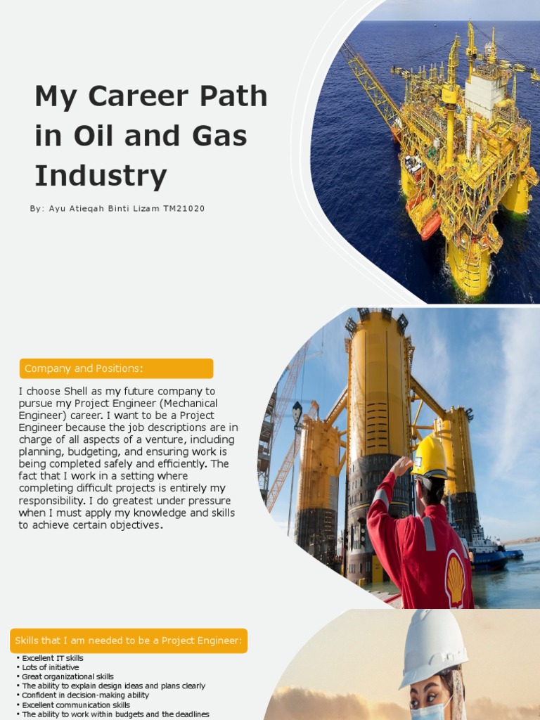 My Career Path In Oil And Gas Industry Pdf