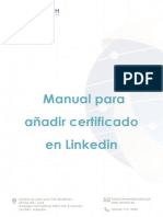 Manual para Añadir Certificado en Linkedin
