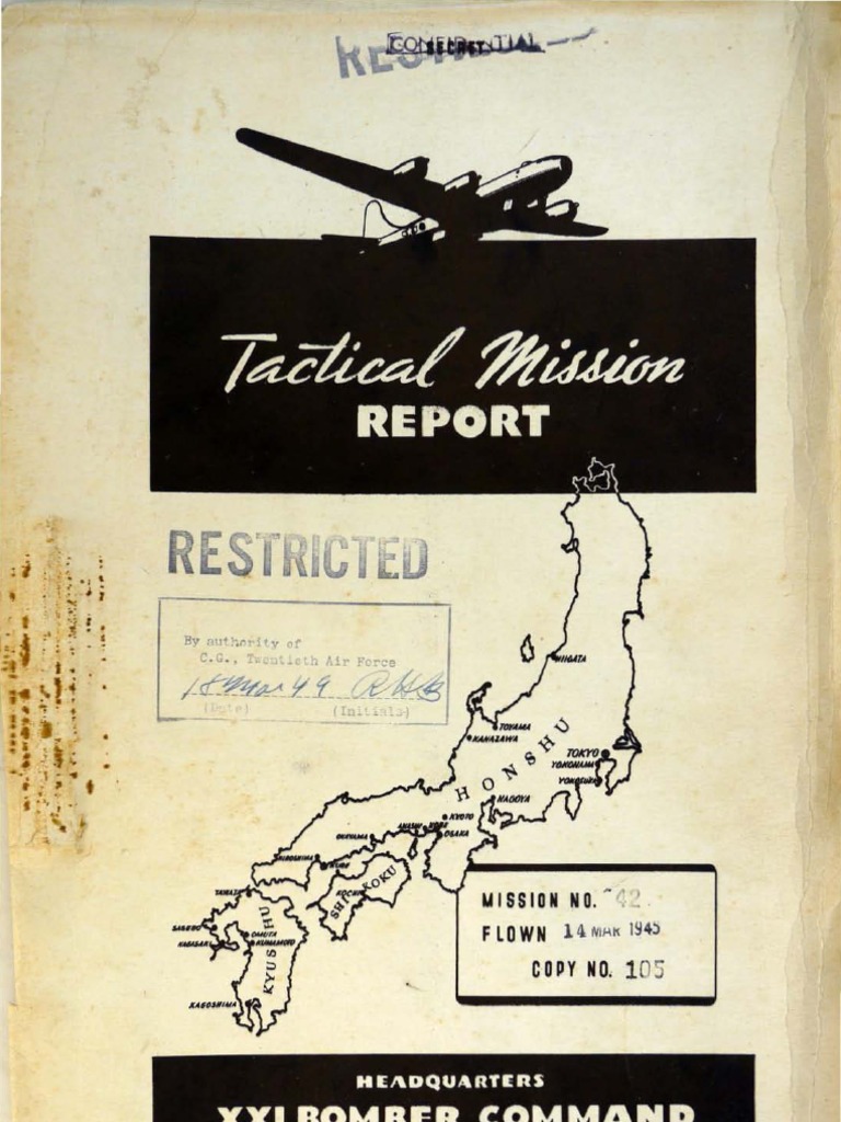 21st Bomber Command Tactical Mission Report 42, Ocr | PDF | Unrest | Nature