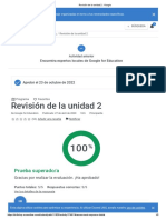 Revisión de La Unidad 2 - Google