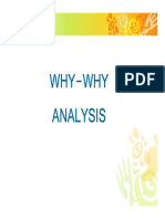 WHY Why - Why WHY Analysis Analysis