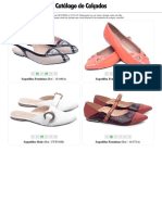 Catálogo de calçados com estoque
