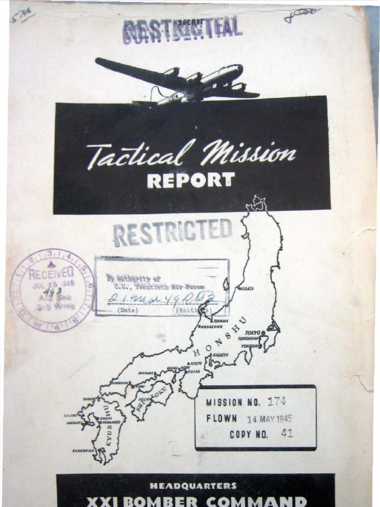 Tactical Report: Nagoya Attack, May 1945 | PDF | Unrest | Armed Conflict