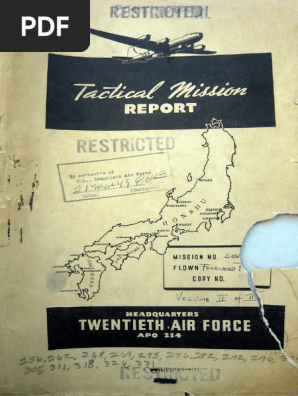 21st Bomber Command Tactical Mission Report 255etc Ocr