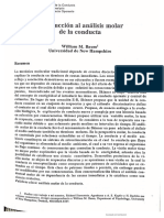 Baum, W. M. (1995) - Introducción Al Análisis Molar de La Conducta