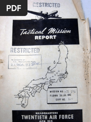 21st Bomber Command Tactical Mission Report 271, 274, Ocr