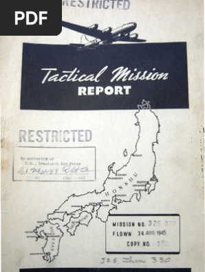 21st Bomber Command Tactical Mission Report 325, 330, Ocr