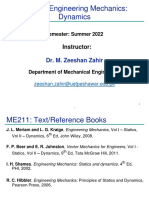 Dynamics Lecture No 1 & 2 Neww