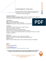 Becario Asset Management - El Salto, Jal