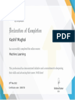 Machine Learning Engineering Certificate
