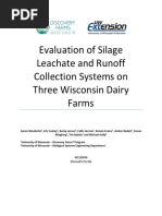 Evaluation of Silage Leachate and Runoff Collection Systems On Three Wisconsin Dairy