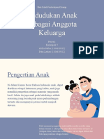 Kelompok 7 - Kedudukan Anak Sebagai Anggota Keluarga