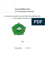 Ilmu Pendidikan Islam: "Menuntun Arah Pendidikan Di Indonesia"