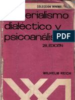 47031709 Wilhelm Reich Materialismo Dialectico y Psicoanalisis