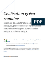 Civilisation Gréco-Romaine - Wikipédia