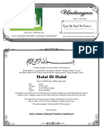 Contoh Undangan Halal Bi Halal Keluarga Format Microsoft Word Tekno-G