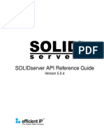 SOLIDserver API Reference Guide 5.0.4