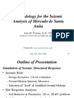 Methodology for Seismic Analysis of Mercado de Santa Anita