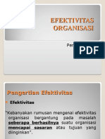 Efektivitas Organisasi