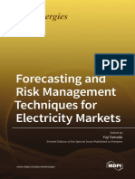 Forecasting and Risk Management Techniques For Electricity Markets