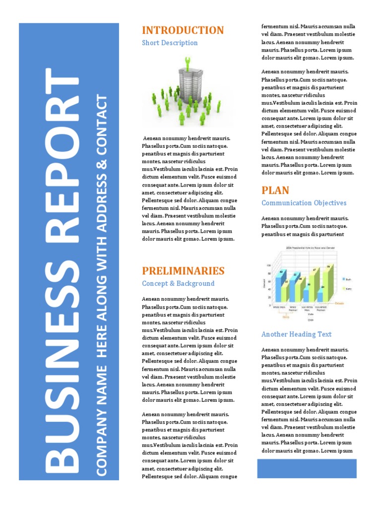 Business Report Template 04 | PDF