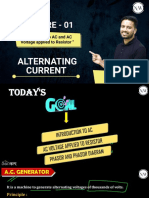 Alternating Current 01 _ Class Notes