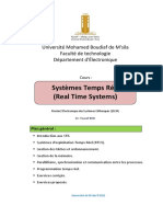 Systèmes Temps Réel Support de Cours - 1