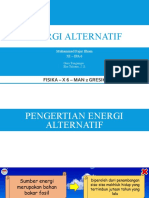 ENERGI ALTERNATIF - M.FAJAR ILHAM X- 6