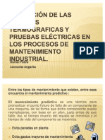 Termografía y pruebas eléctricas para mantenimiento predictivo industrial