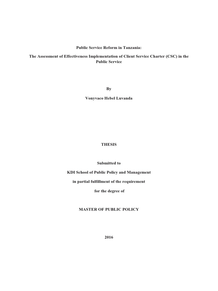 What Is Public Service Reform In Nigeria