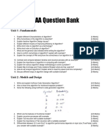 Daa Question Bank All Units