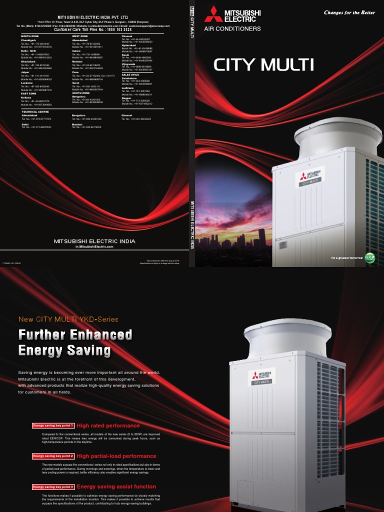 City Multi 2019, PDF, Air Conditioning