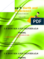 Lecture 3 Rocks and Minerals