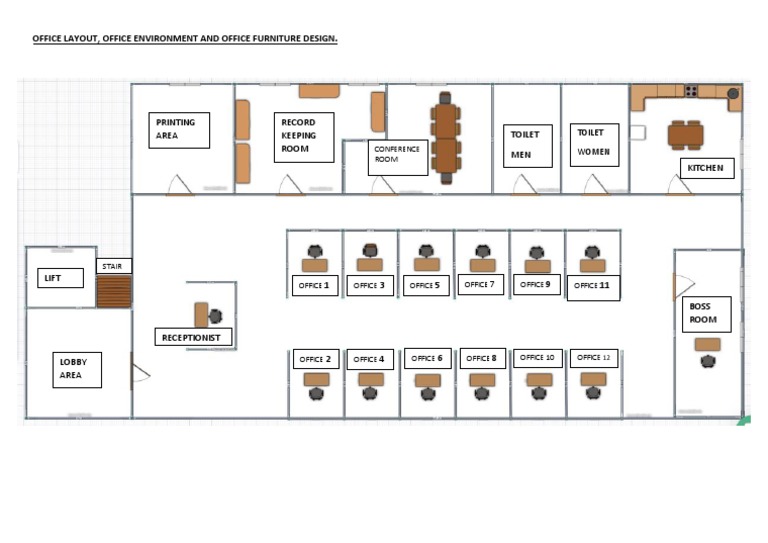 Design Office Layout Plan PDF PDF