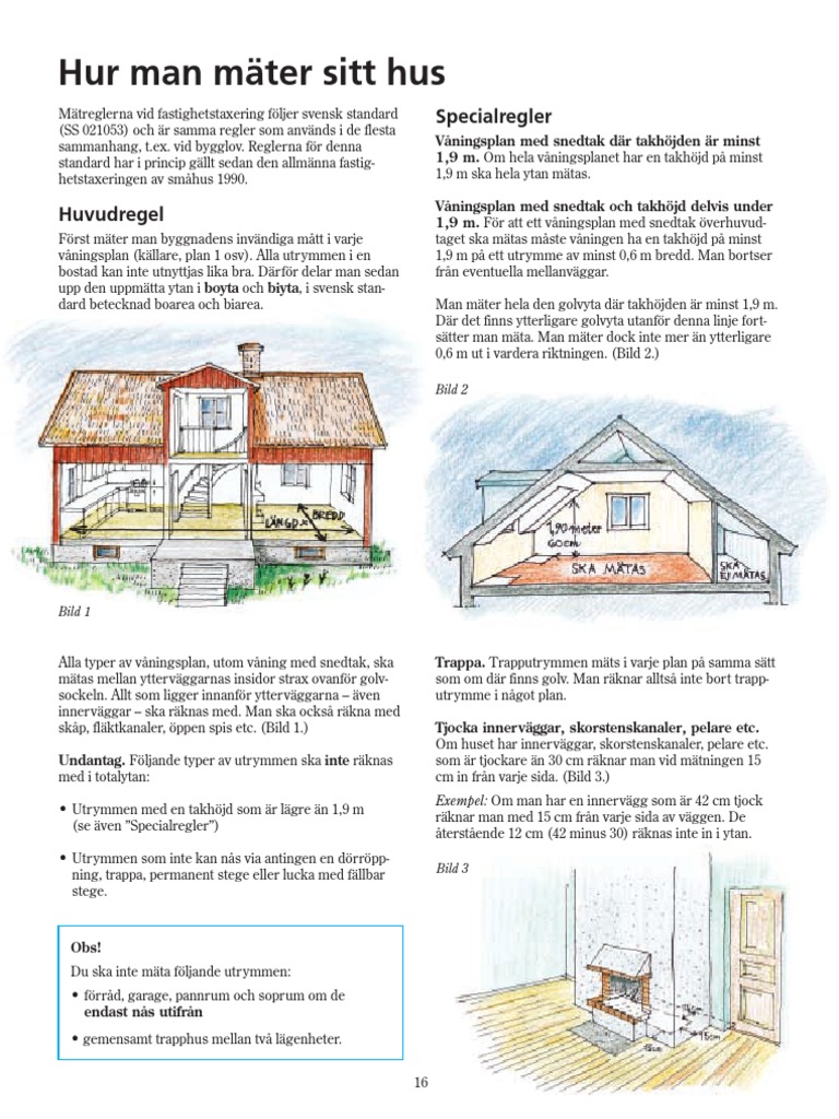 Hur Man Mäter Sitt Hus | PDF