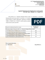 Solicitare de Aprobare S A FEE Nord 2023